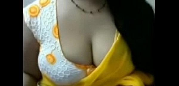 Horny big boobs Telugu aunty having fun - 2